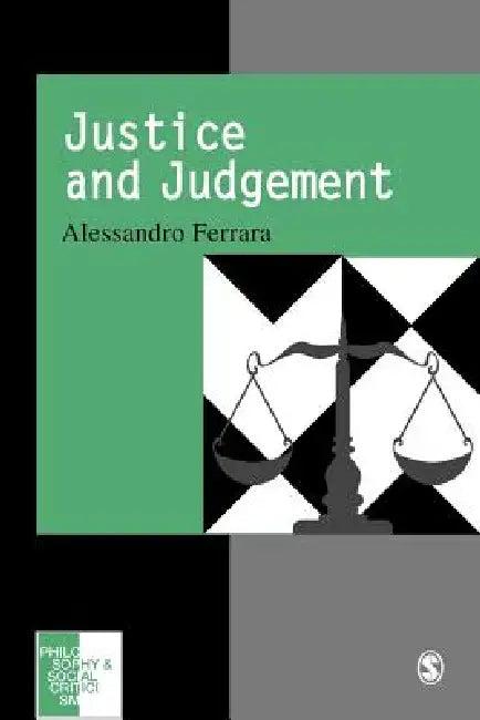 Justice and Judgement (English, Alessandro Ferrara)