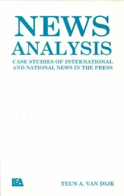 News Analysis (English, Teun A. Van Dijk)