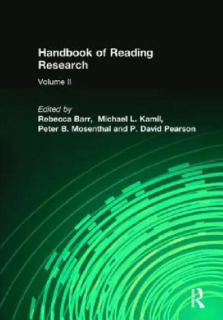 Handbook of Reading Research (English, Rebecca Barr | Michael L. Kamil | Peter B. Mosenthal)