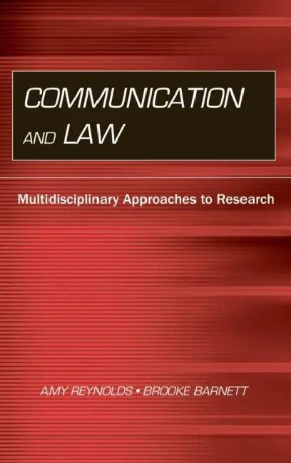 Communication and Law (English, Amy Reynolds | Brooke Barnett)