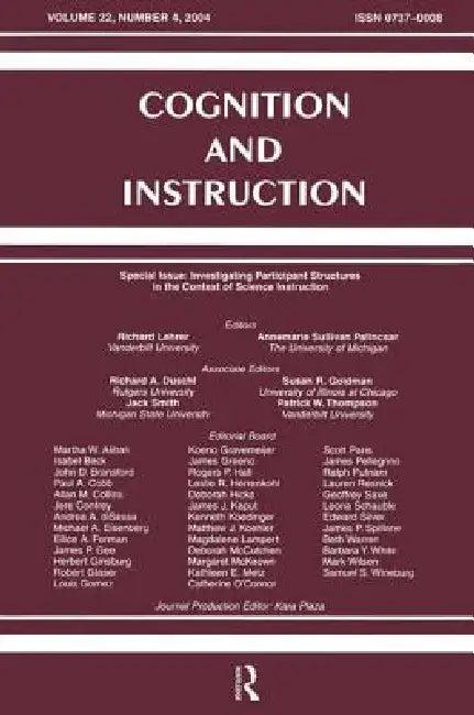 Investigating Participant Structures in the Context of Science Instruction (English, Richard Lehrer | Annemarie Sulli Palincsar)