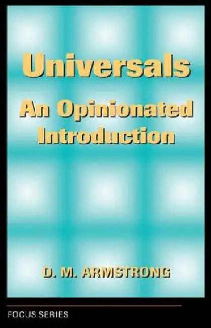 Universals (English, Armstrong D. M.)