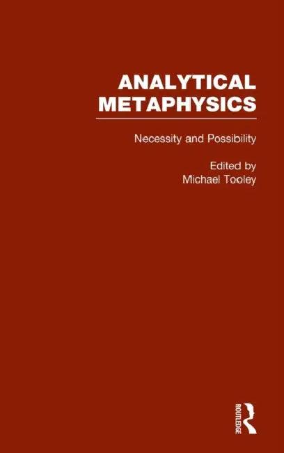 Necessity & Possibility (English, Michael Tooley)