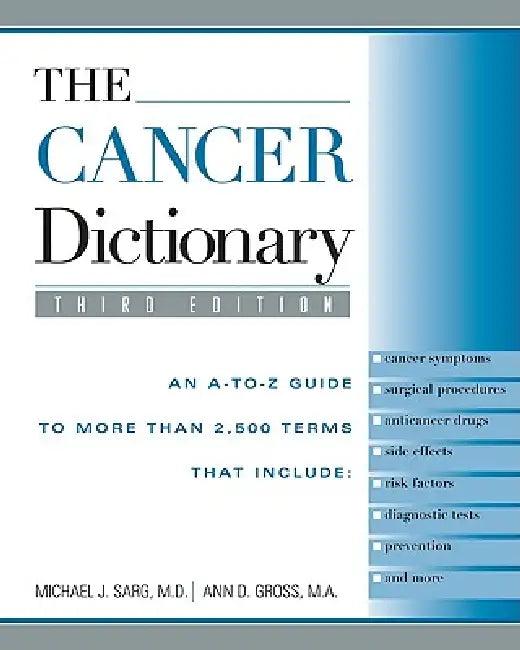 The Cancer Dictionary (English, Michael Sarg | Ann D. Gross)