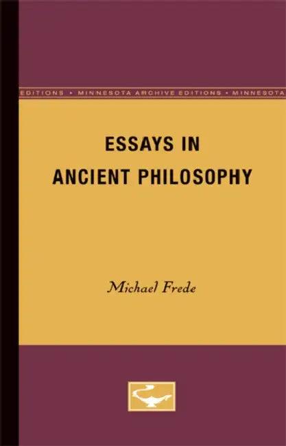 Essays in Ancient Philosophy (English, Michael Frede)