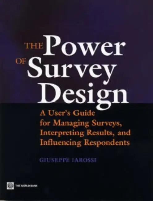 The Power of Survey Design (English, Giuseppe Iarossi)