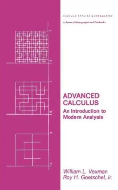 Advanced Calculus (English, Voxman)