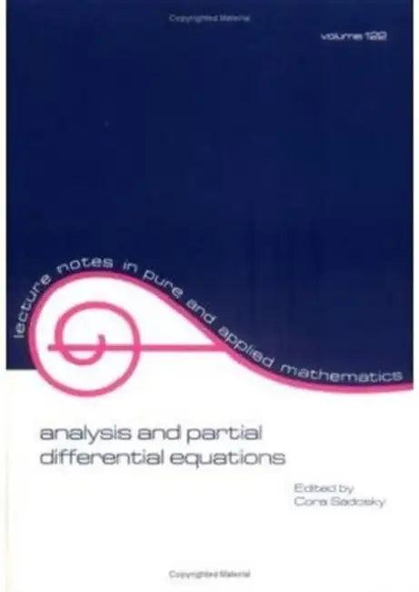 Analysis and Partial Differential Equations (English, Cora Sadosky)