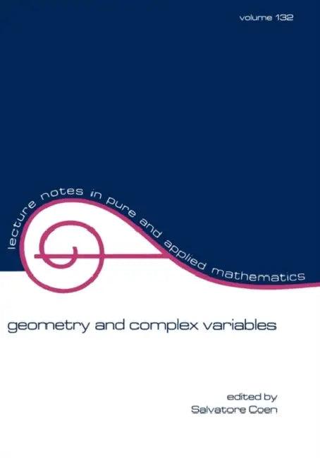 Geometry and Complex Variables (English, S. Coen)