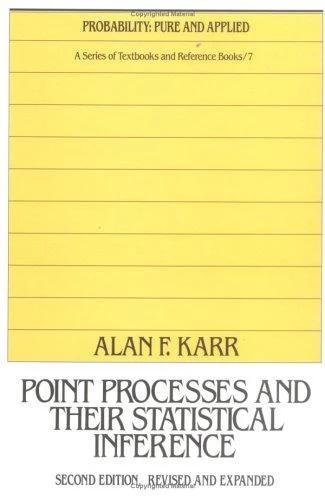 Point Processes and Their Statistical Inference (English, Alan Karr)