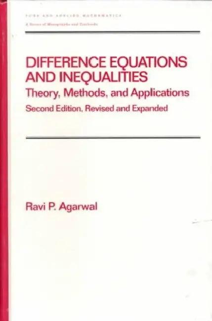Difference Equations and Inequalities (English, Ravi P. Agarwal)