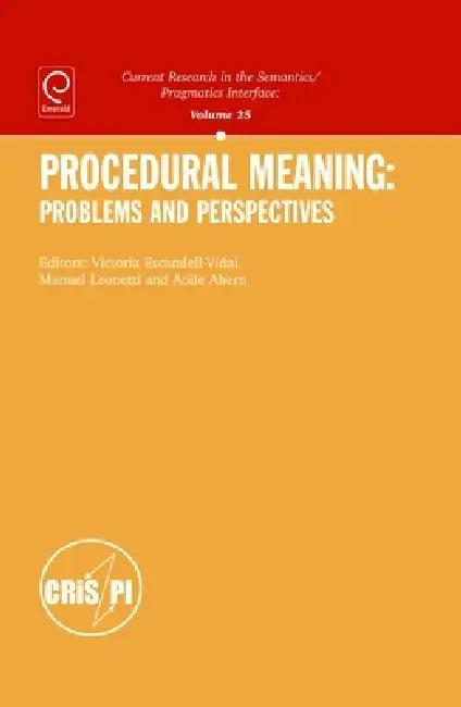 Procedural Meaning (English, Victoria Escandell-Vidal | Manuel Leonetti | Aoife Ahern)