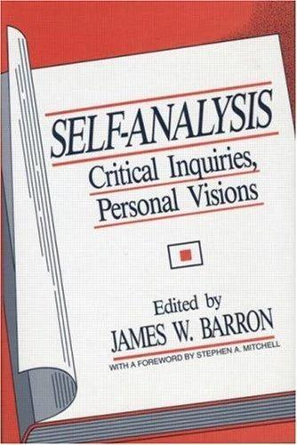 Self-Analysis (English, James W. Barron)