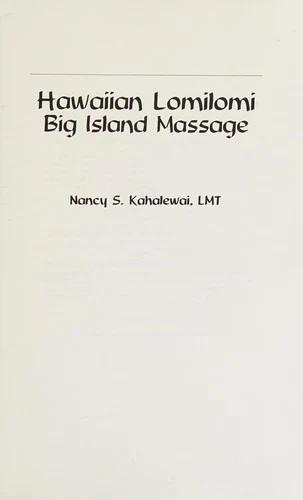 Hawaiian Lomilomi (English, Nancy S. Kahalewai)