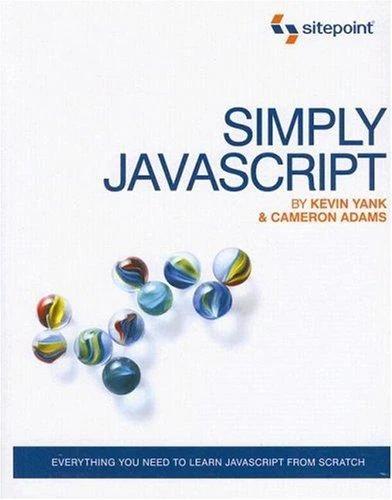 Simply JavaScript (English, Kevin Yank | Cameron Adams)