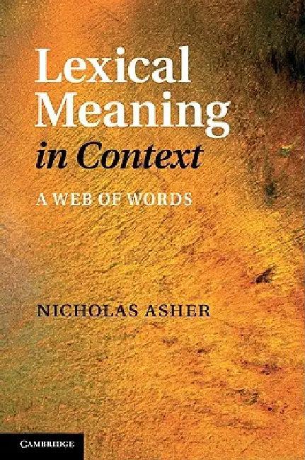 Lexical Meaning in Context (English, Nicholas Asher)