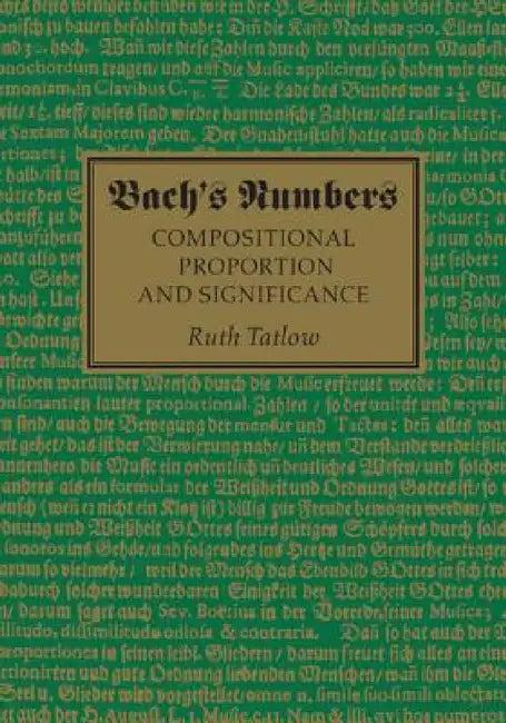 Bach's Numbers (English, Ruth Tatlow)