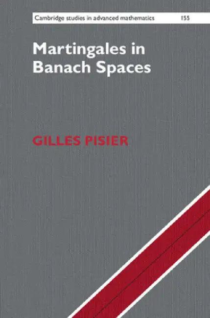 Martingales in Banach Spaces (English, Gilles Pisier)