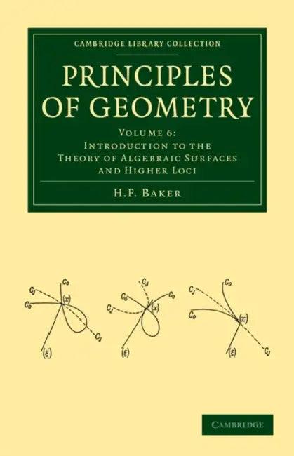 Principles of Geometry (English, H. F. Baker)