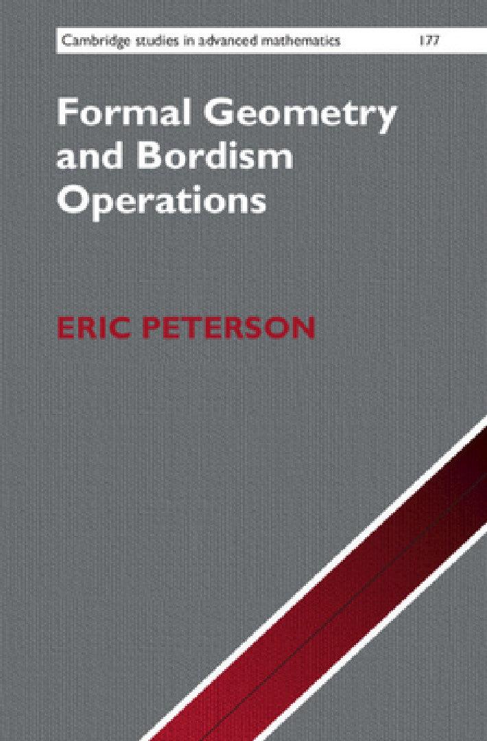 Formal Geometry and Bordism Operations (English, Eric Peterson)