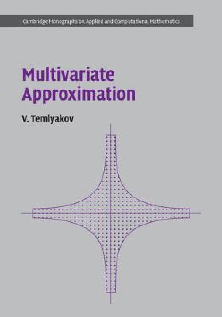 Multivariate Approximation (English, V. Temlyakov)