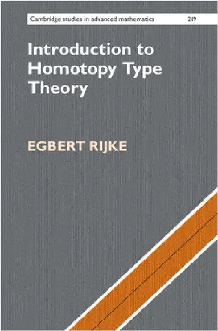 Introduction to Homotopy Type Theory (English, Egbert Rijke)