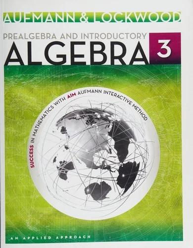 Prealgebra and Introductory Algebra (English, Richard Aufmann | Joanne Lockwood)