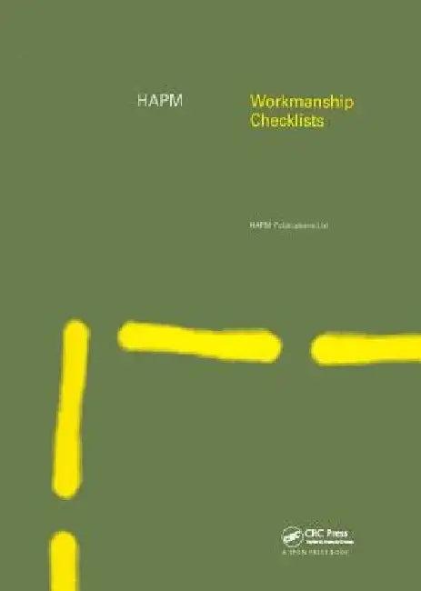 Hapm Workmanship Checklists (English, Construction Audit Ltd)