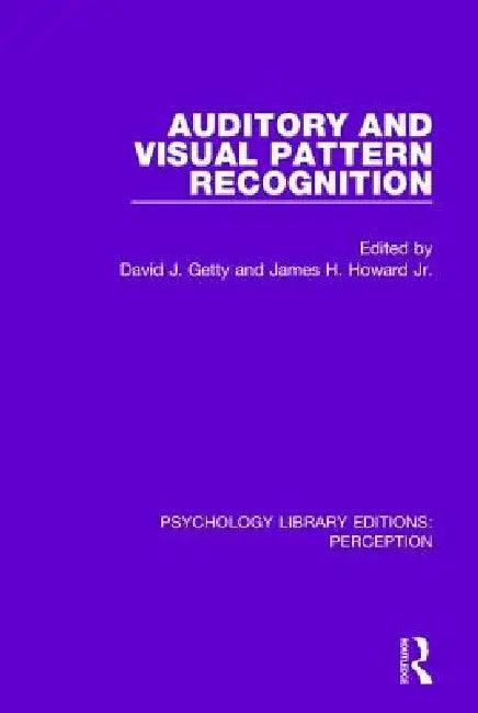Auditory and Visual Pattern Recognition (English, David J. Getty | James H. Howard Jr)
