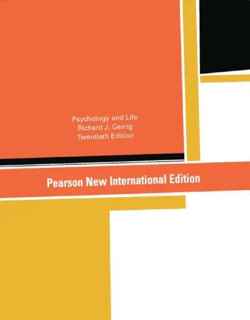 Psychology and Life (English, Richard Gerrig)