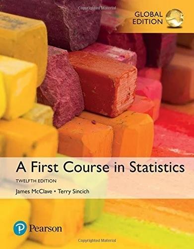 A First Course in Statistics (English, James T. McClave)