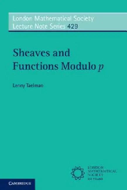 Sheaves and Functions Modulo P (English, Lenny Taelman)