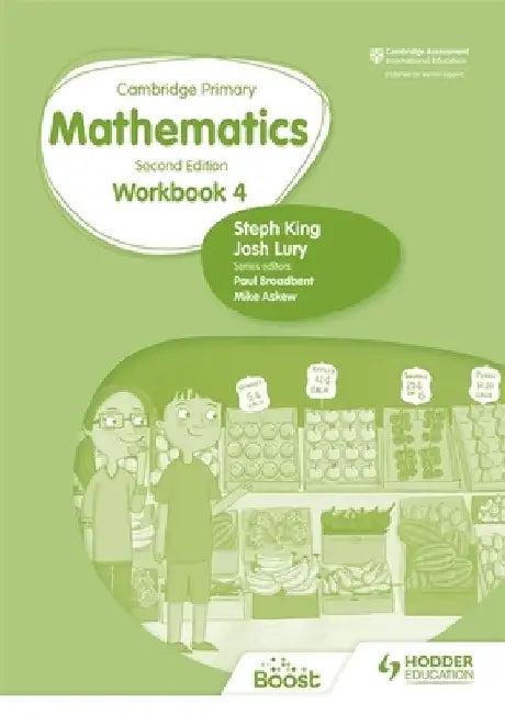 Cambridge Primary Mathematics Workbook 4 Second Edition (English, Josh Lury)