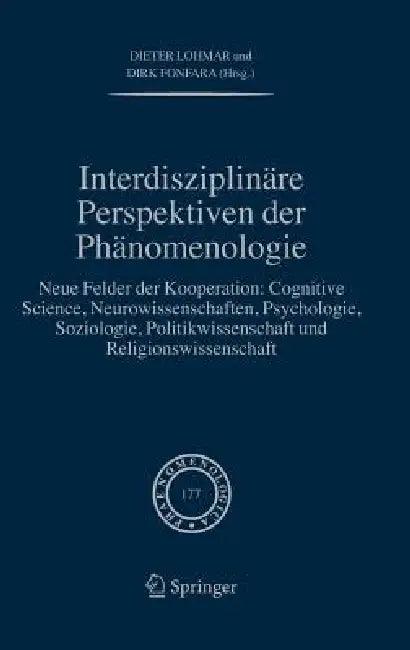Interdisziplinäre Perspektiven Der Phänomenologie (English, Dieter Lohmar | Dirk Fonfara)