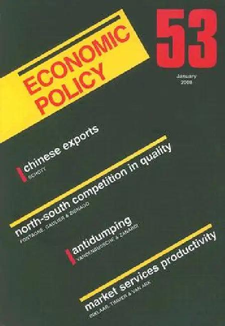 Economic Policy 53 (English, de Menil | Bertola | Martin)