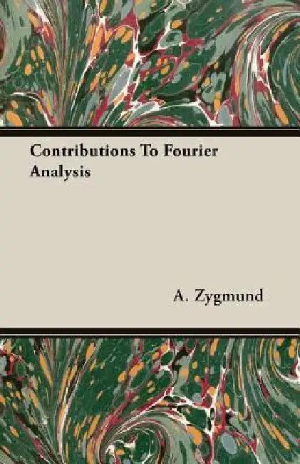Contributions To Fourier Analysis (English, A. Zygmund)