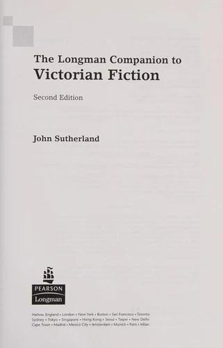 The Longman Companion to Victorian Fiction (English, John Sutherland)