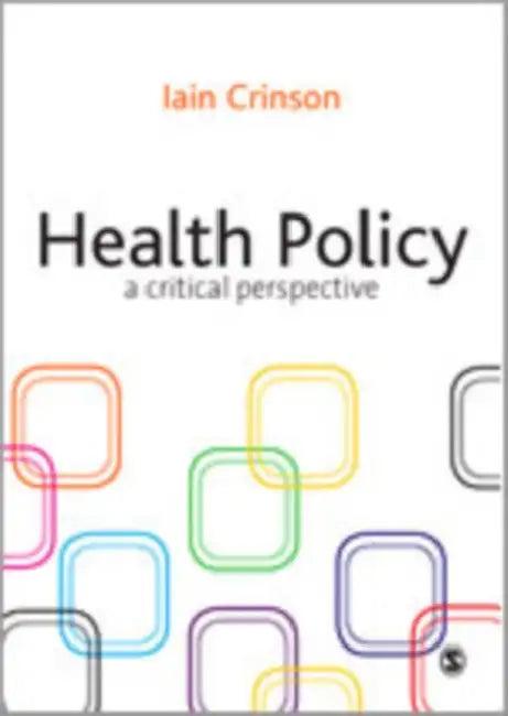 Health Policy (English, Iain Crinson)