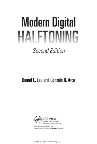 Modern Digital Halftoning [With CDROM] (English, Daniel L. Lau | Gonzalo R. Arce)
