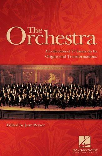 Orchestra (English, Joan Peyser)