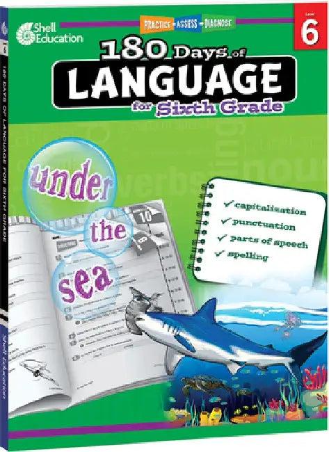 180 Days of Language for Sixth Grade (Grade 6) (English, Suzanne Barchers)