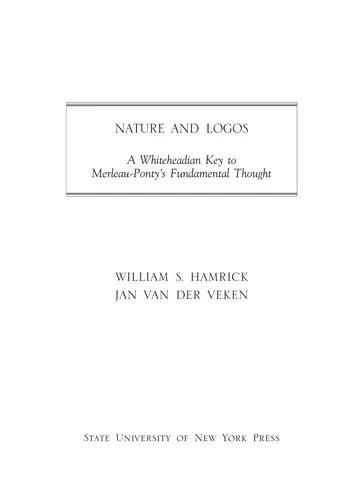 Nature and Logos (English, William S. Hamrick | Jan Van Der Veken)