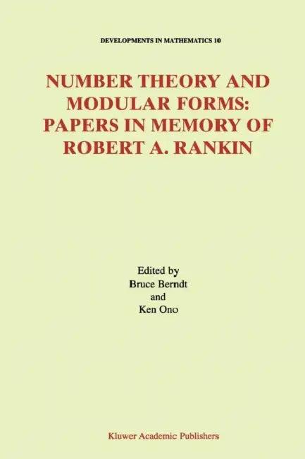 Number Theory and Modular Forms (English, Bruce C. Berndt | Ken Ono)