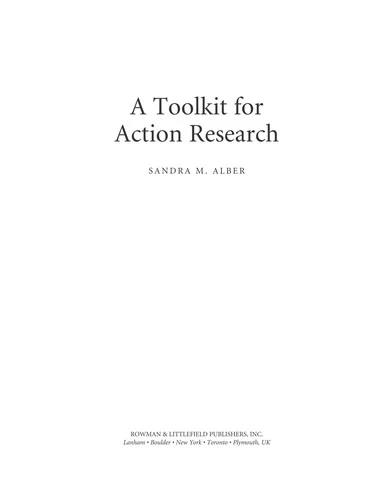 Toolkit for Action Research (English, Sandra M. Alber)