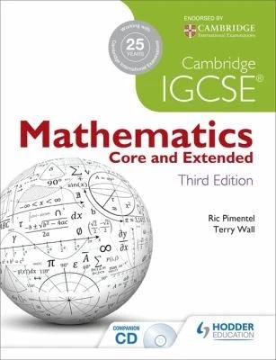 Cambridge Igcse Mathematics Core and Extended 3ed + CD (English, Terry Wall | Ric Pimentel)