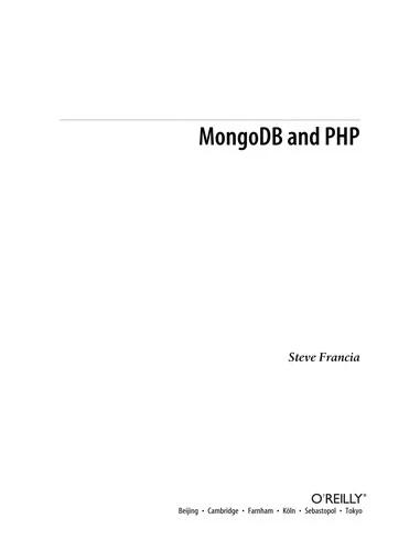 MongoDB and PHP (English, Steve Francia)