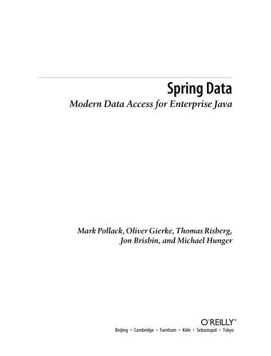 Spring Data (English, Mark Pollack | Oliver Gierke | Thomas Risberg)