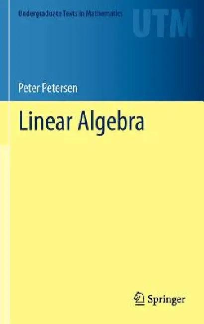 Linear Algebra (English, Peter Petersen)