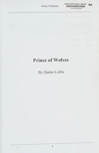 Prince of Wolves (English, Quinn A. Loftis)
