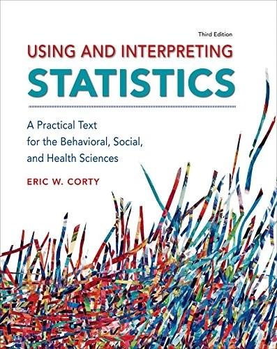 Using and Interpreting Statistics (English, Eric Corty)